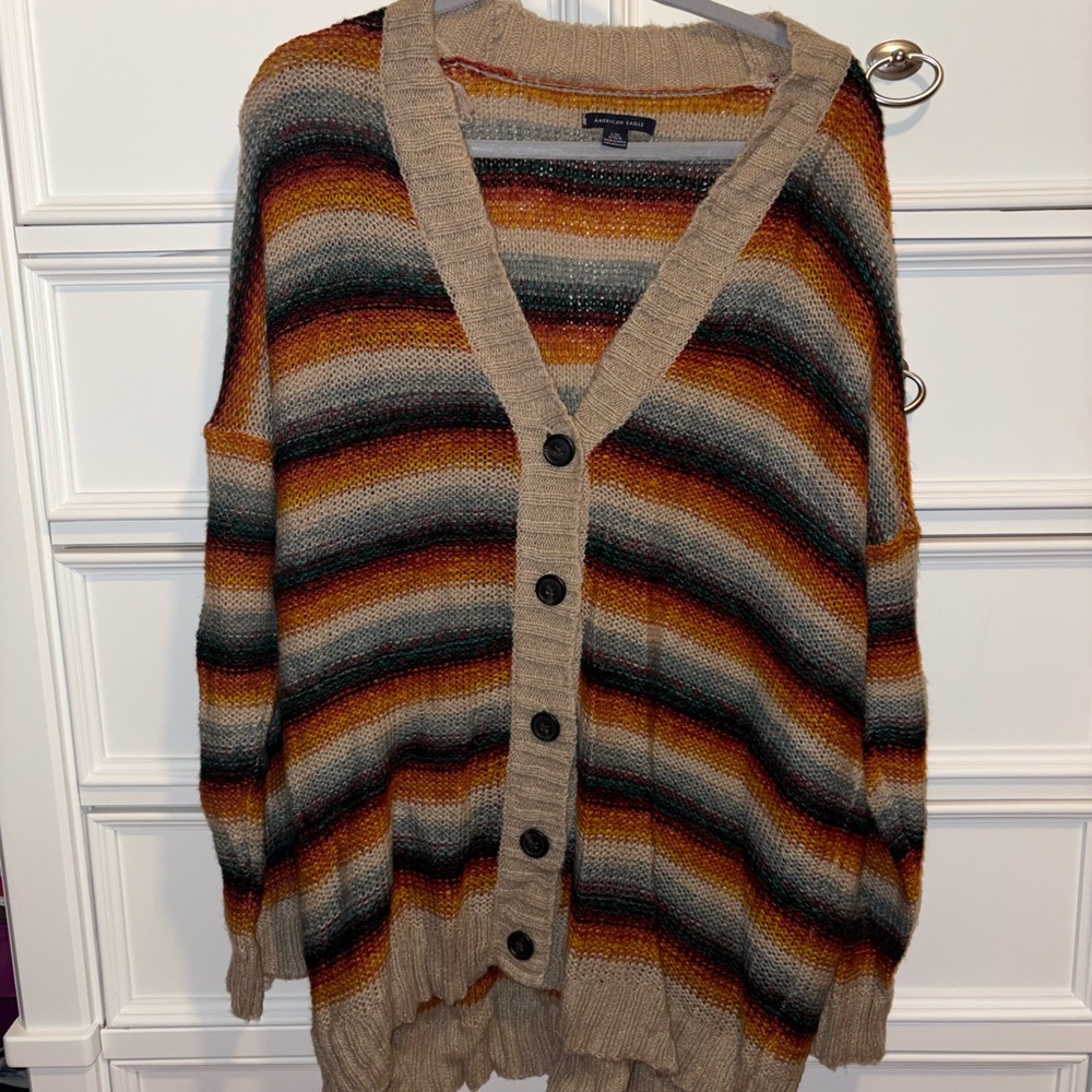 American Eagle Multicolor Knit Sweater